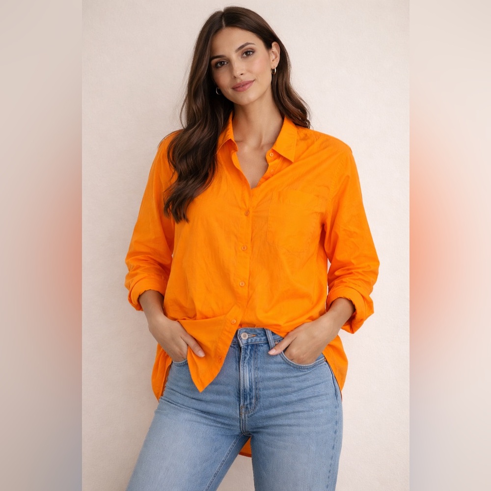 Women Orange Jacket